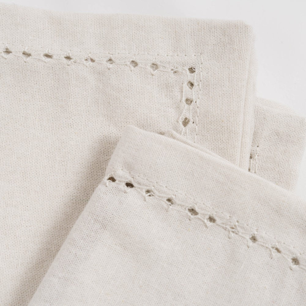 Set 4 Servilletas Liso Natural