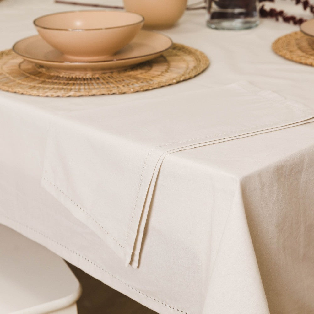 Set 4 Servilletas Liso Natural