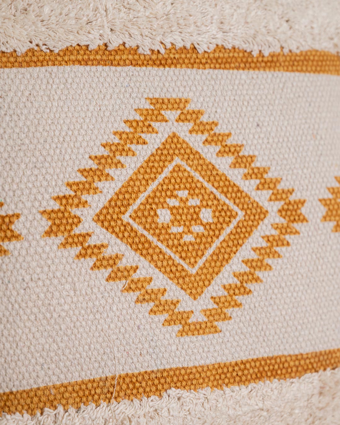 Cojín Abad Algodón Mostaza