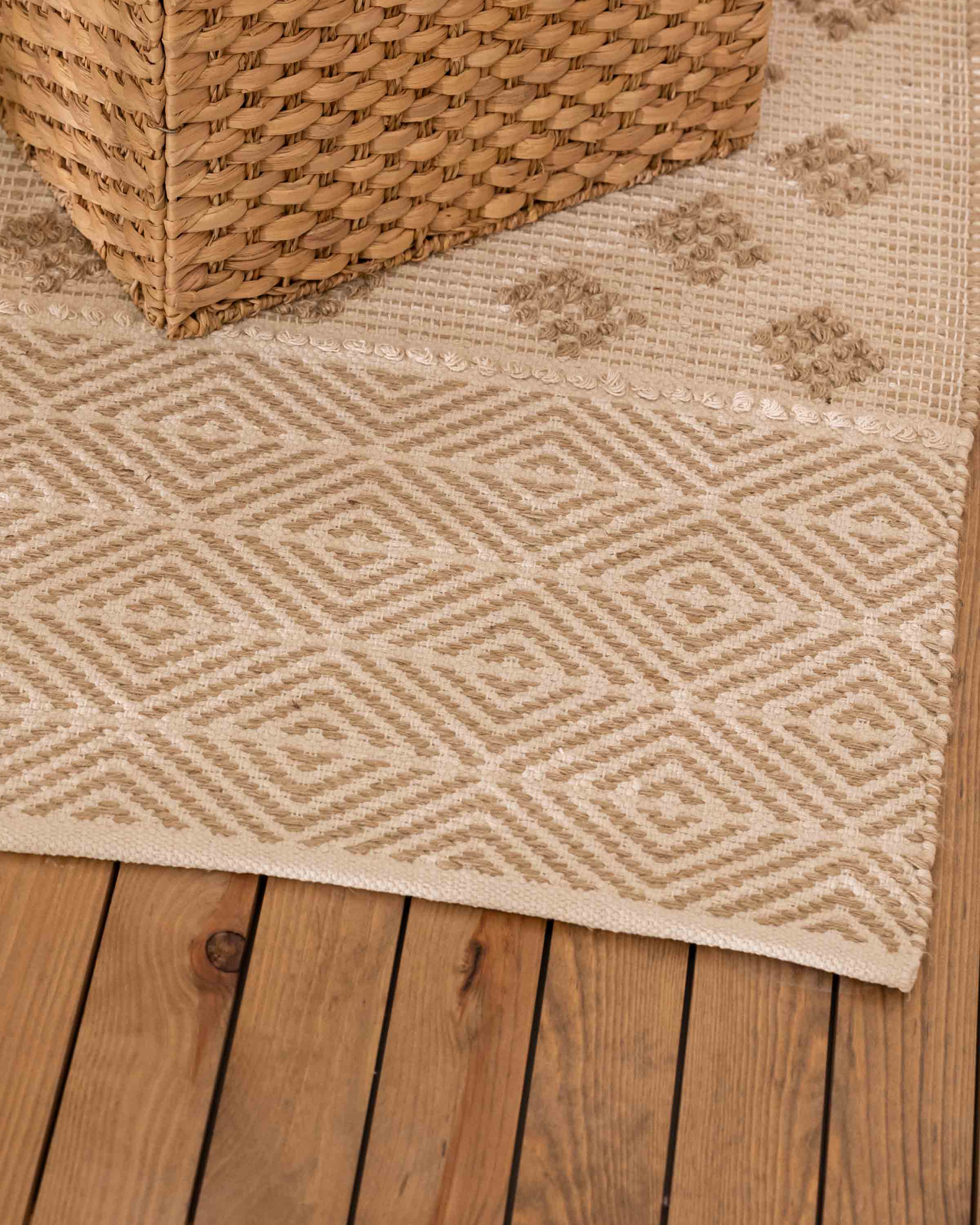Alfombra Algodón Jute Vicenzo Natural