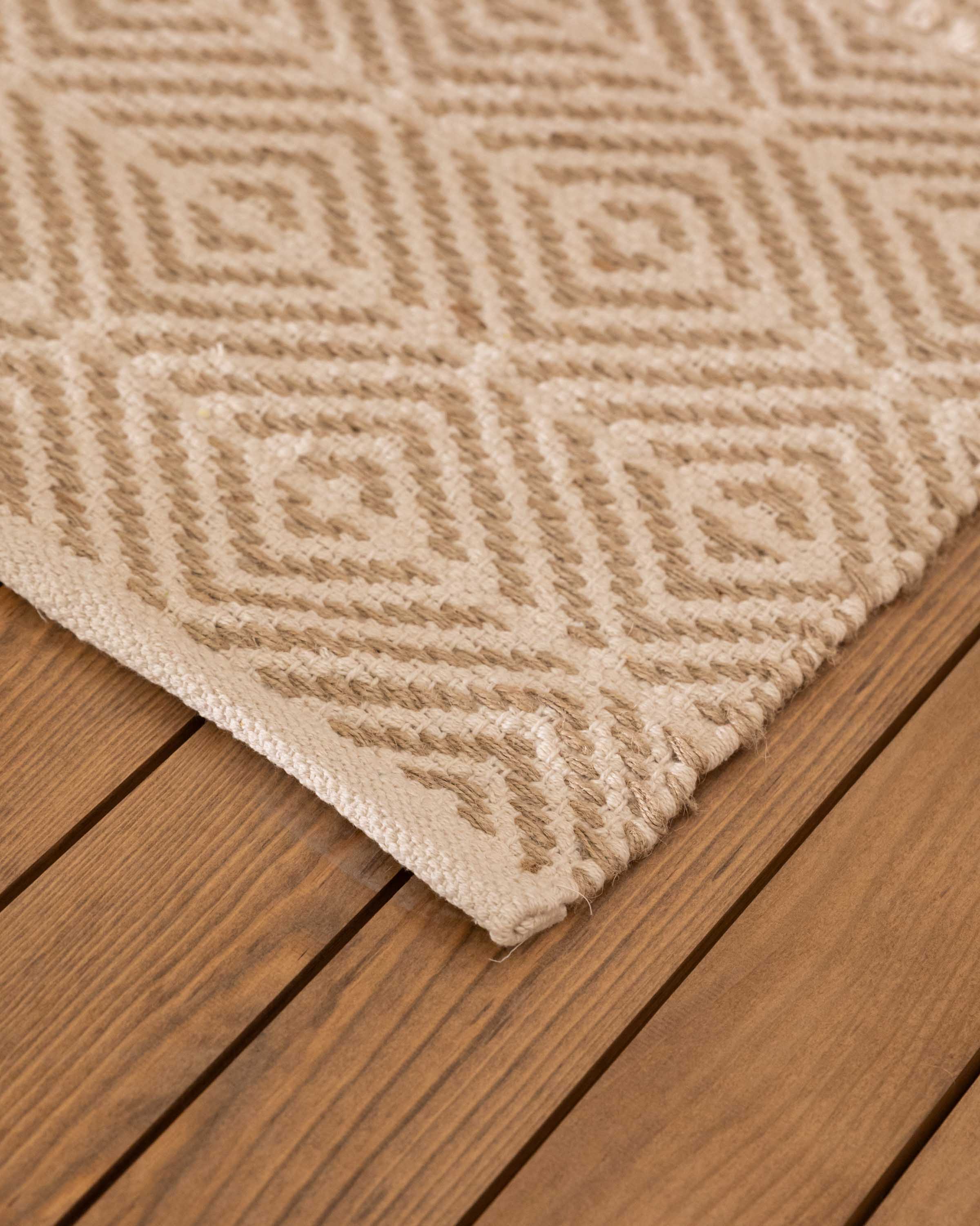 Alfombra Algodón Jute Vicenzo Natural