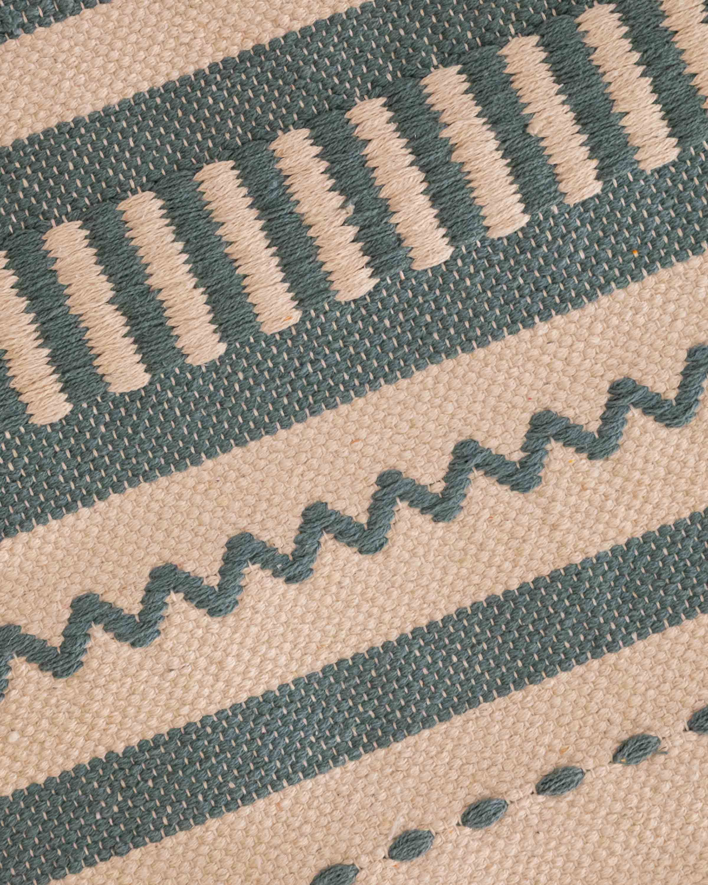 Alfombra Algodón Leito Verde Menta
