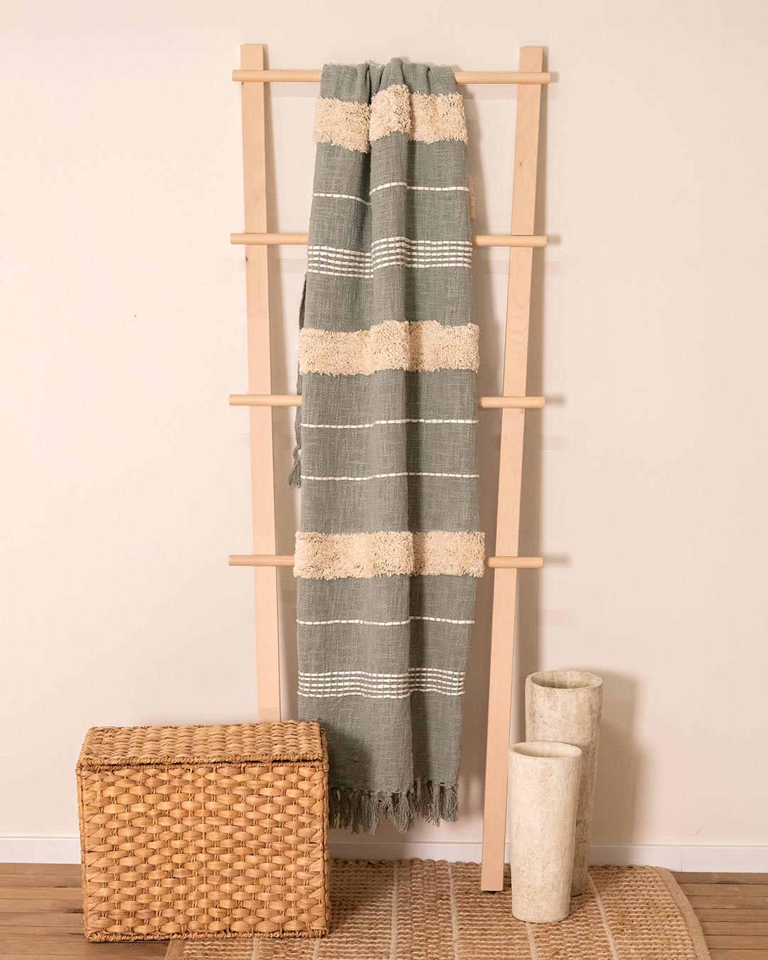 Domus Cotton Plaid Tiffany Green