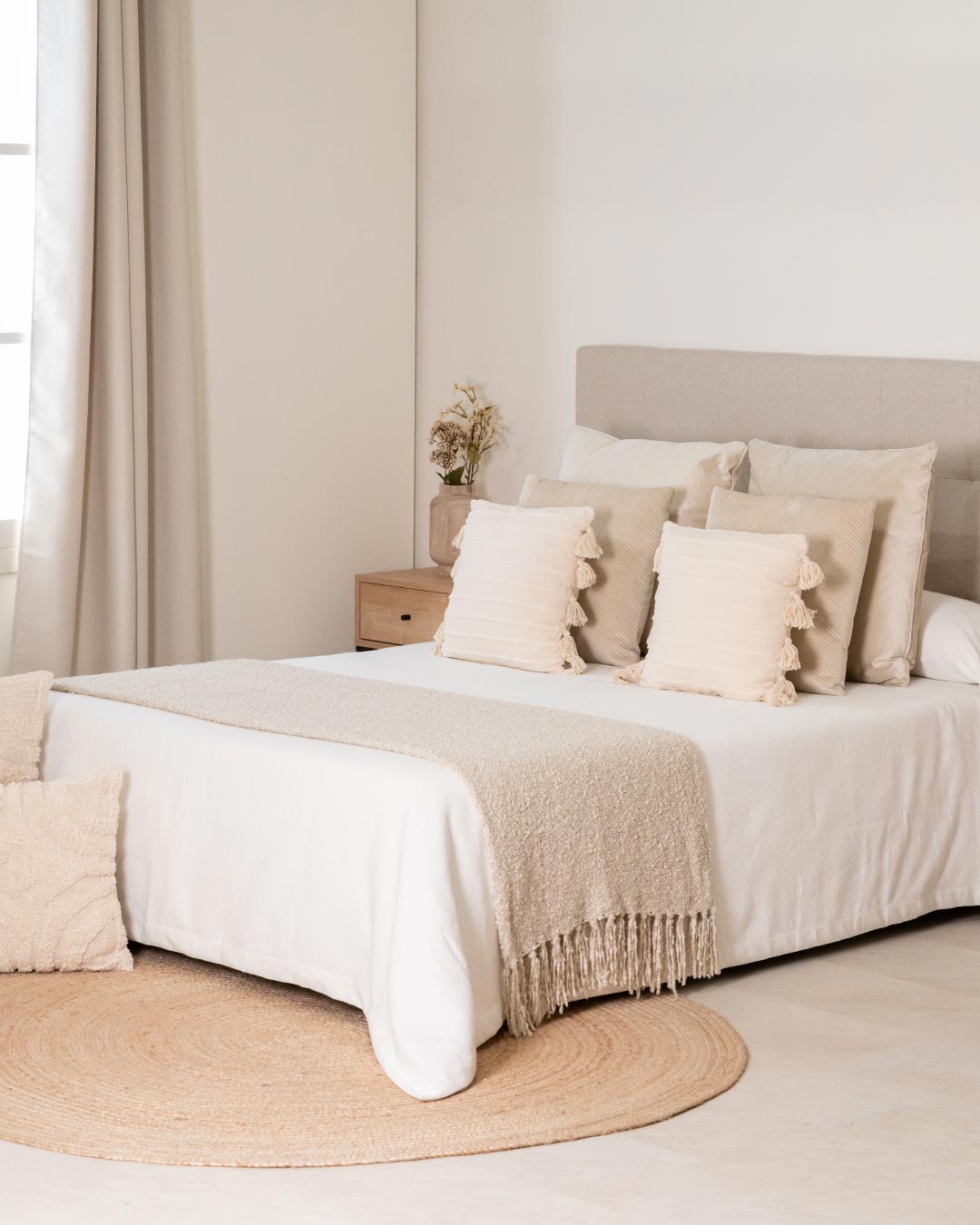 Colcha Julia Natural Piquet