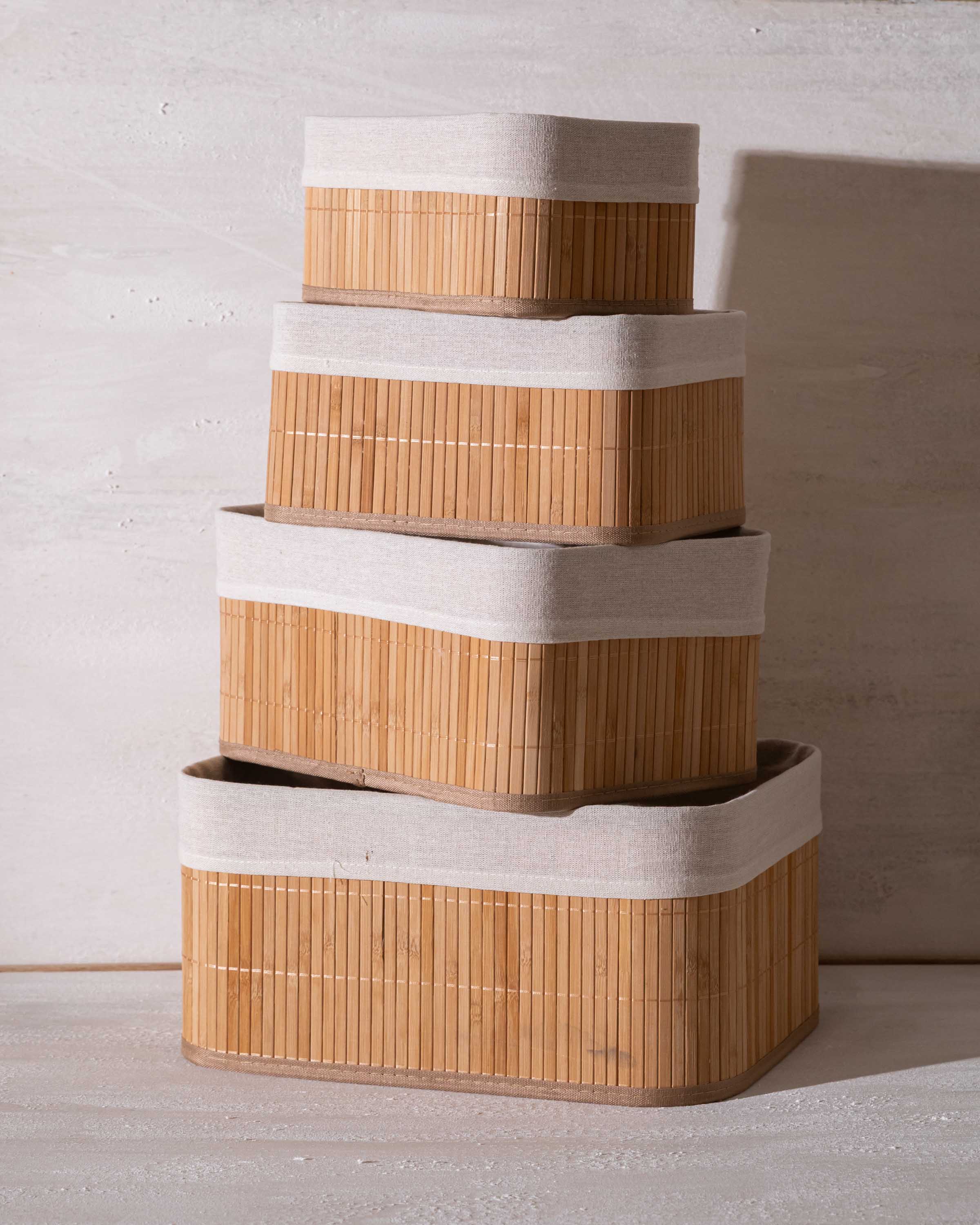 Caja Bambú Clarkie Natural