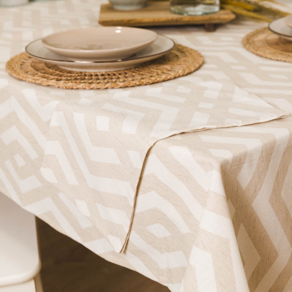 Set 4 Servilletas Nela Beige