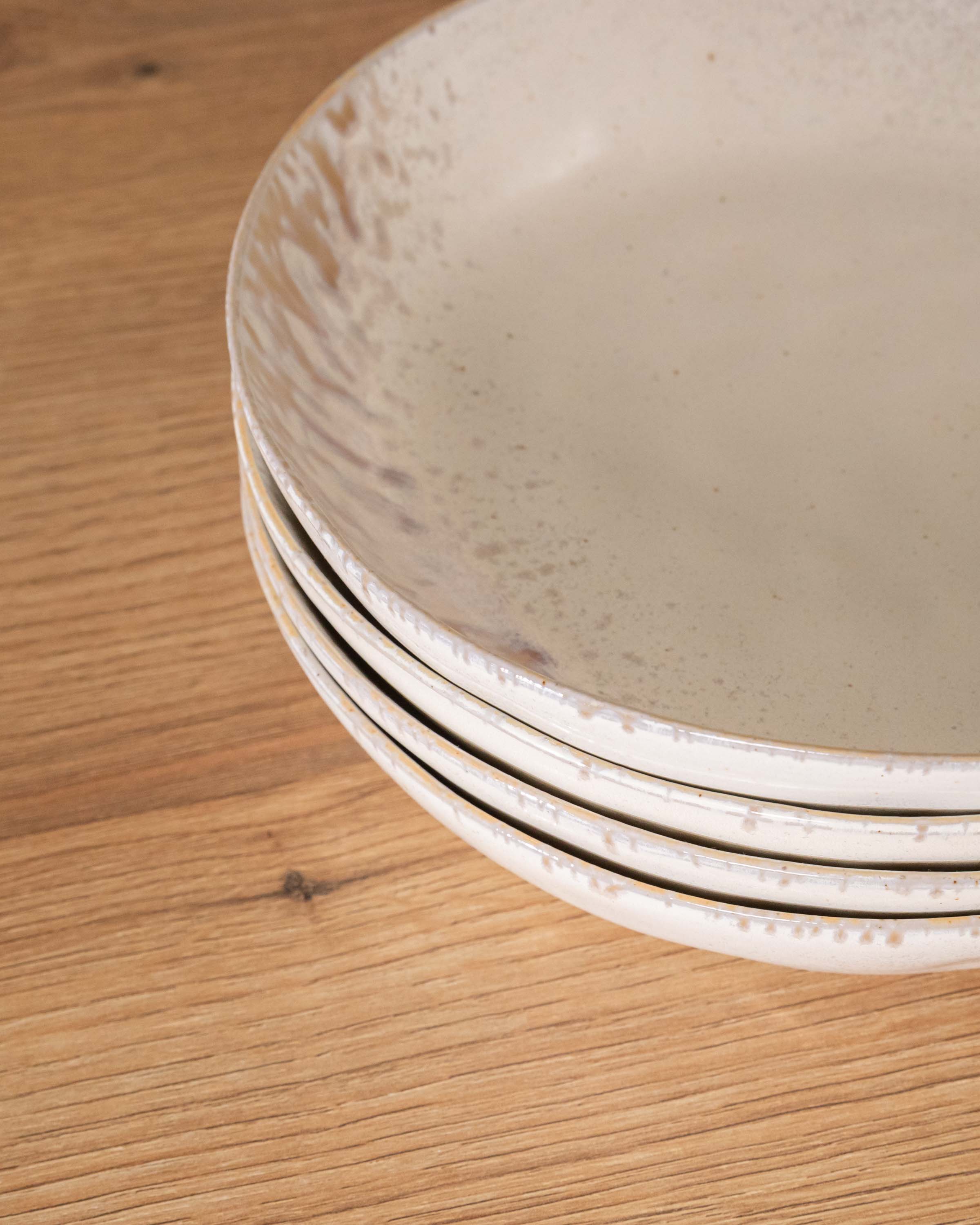 Plato Hondo Clauvelia Envejecido | Pack de 6