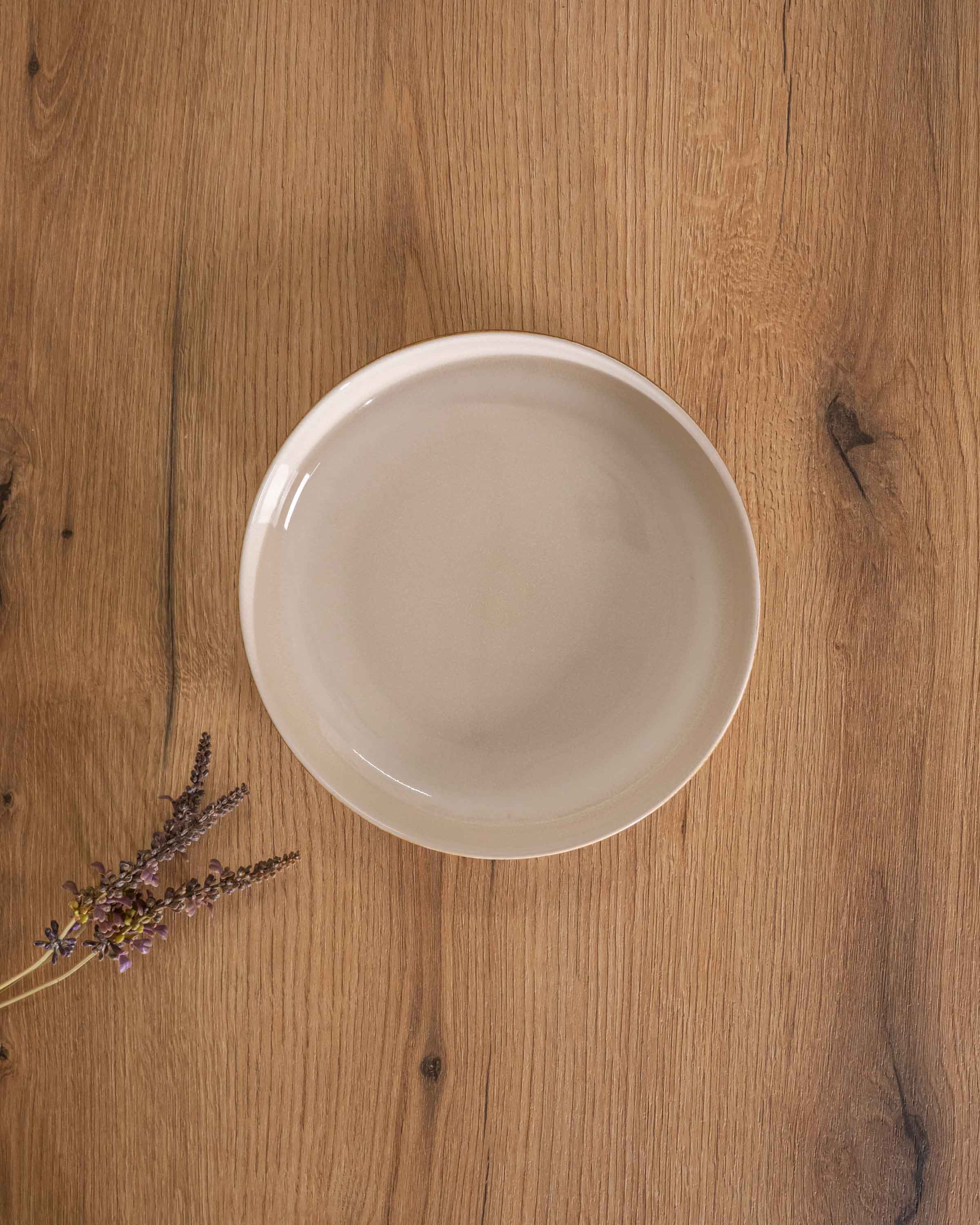 Plato Hondo Danilia Beige | Pack de 6