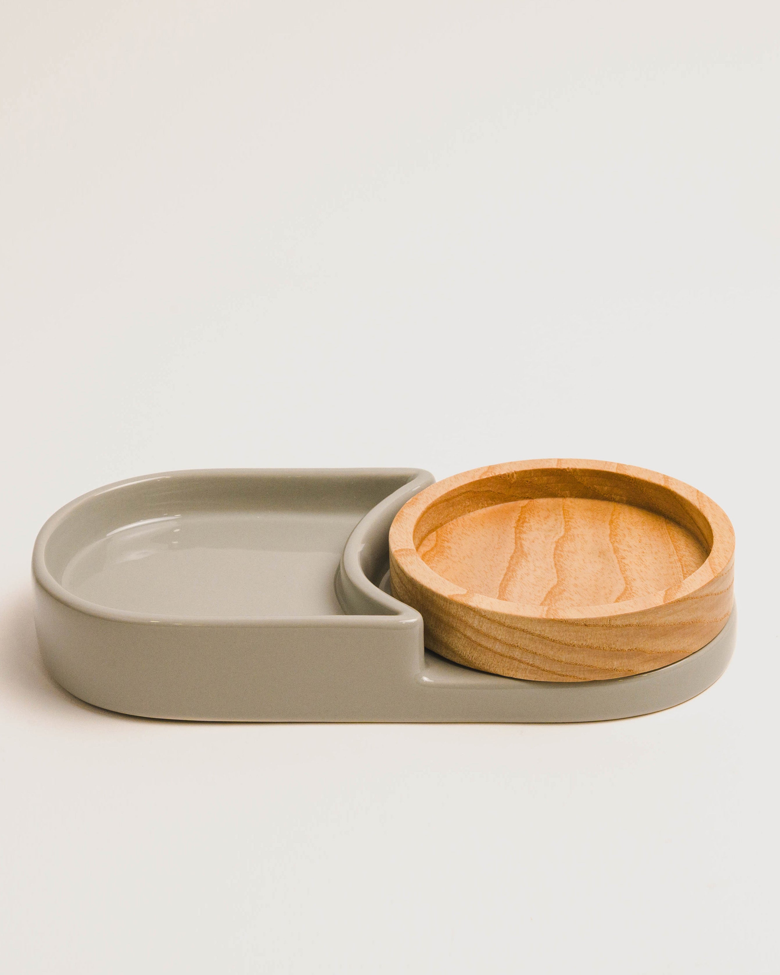 Jabonera Baño Gres Clarine Gris