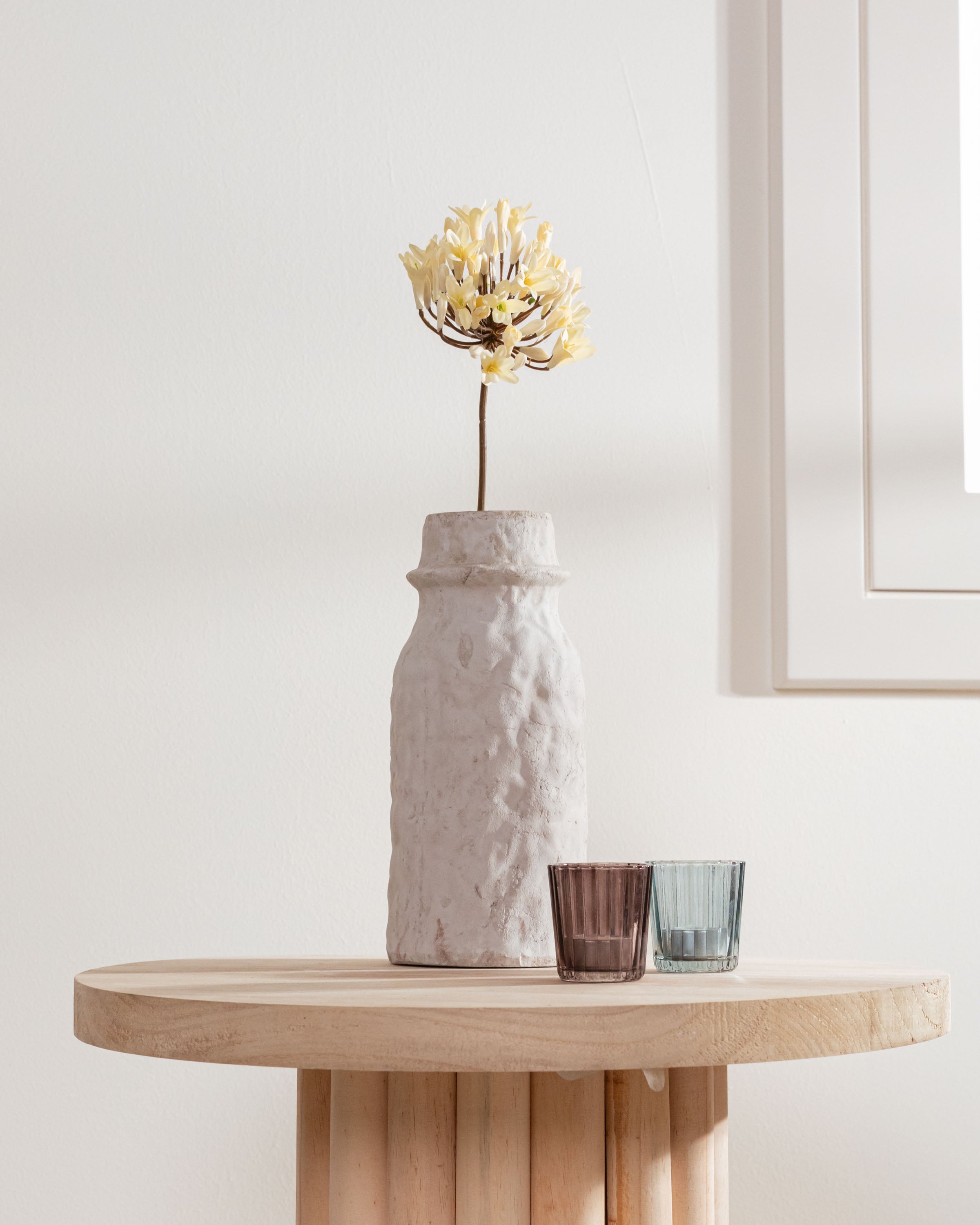 Flor Agapanto Beige
