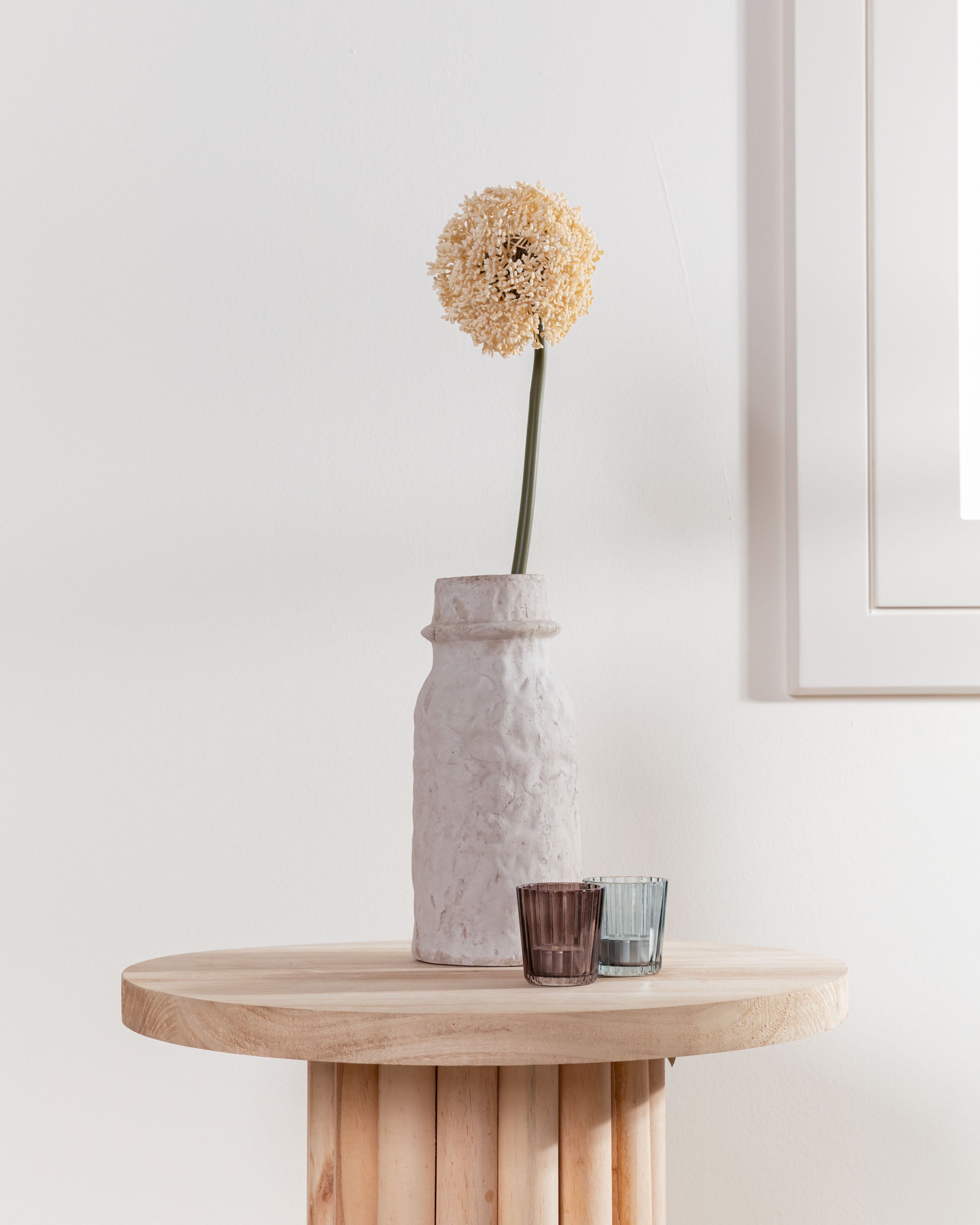 Flor Allium Beige
