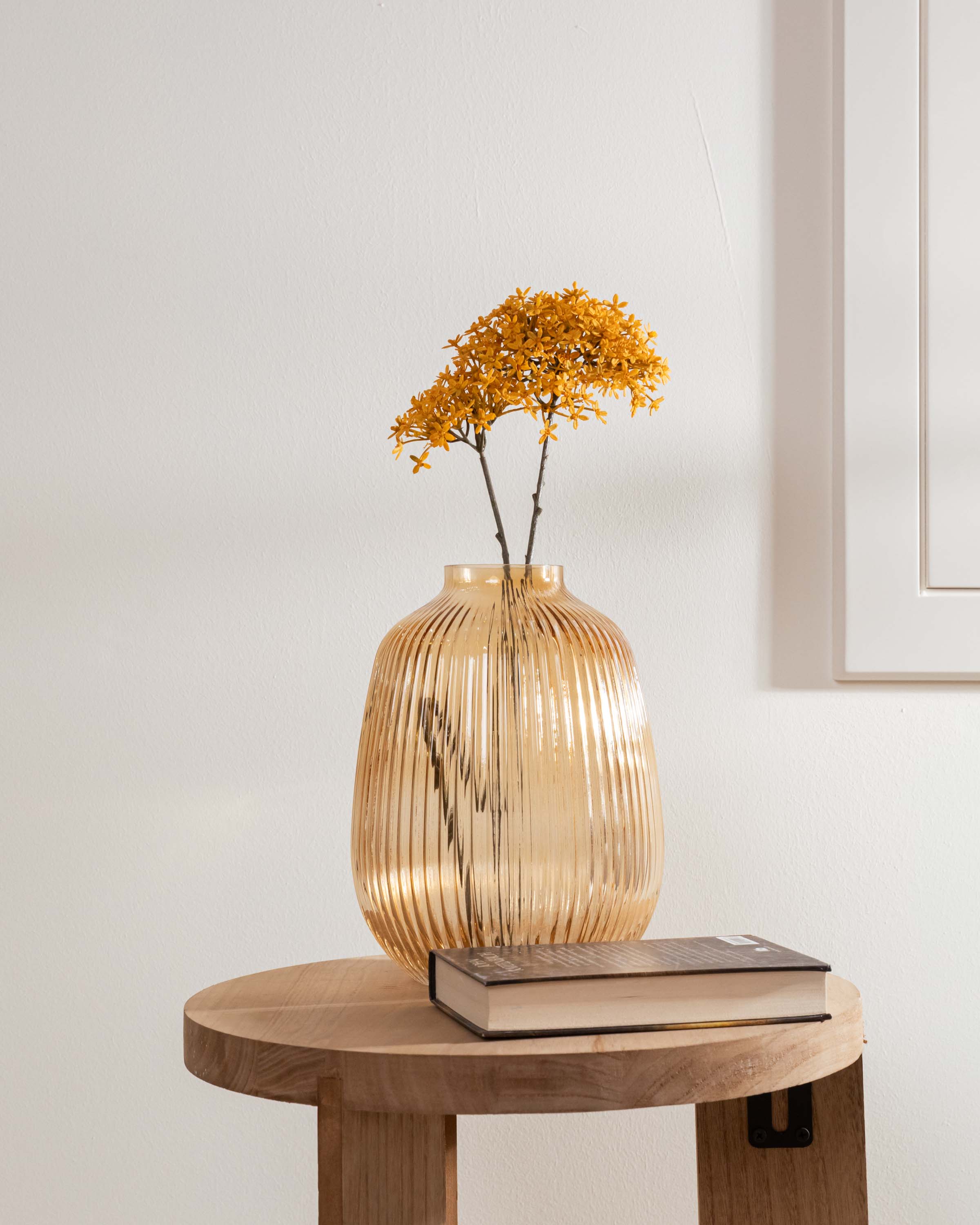 Flor Corona Ocre