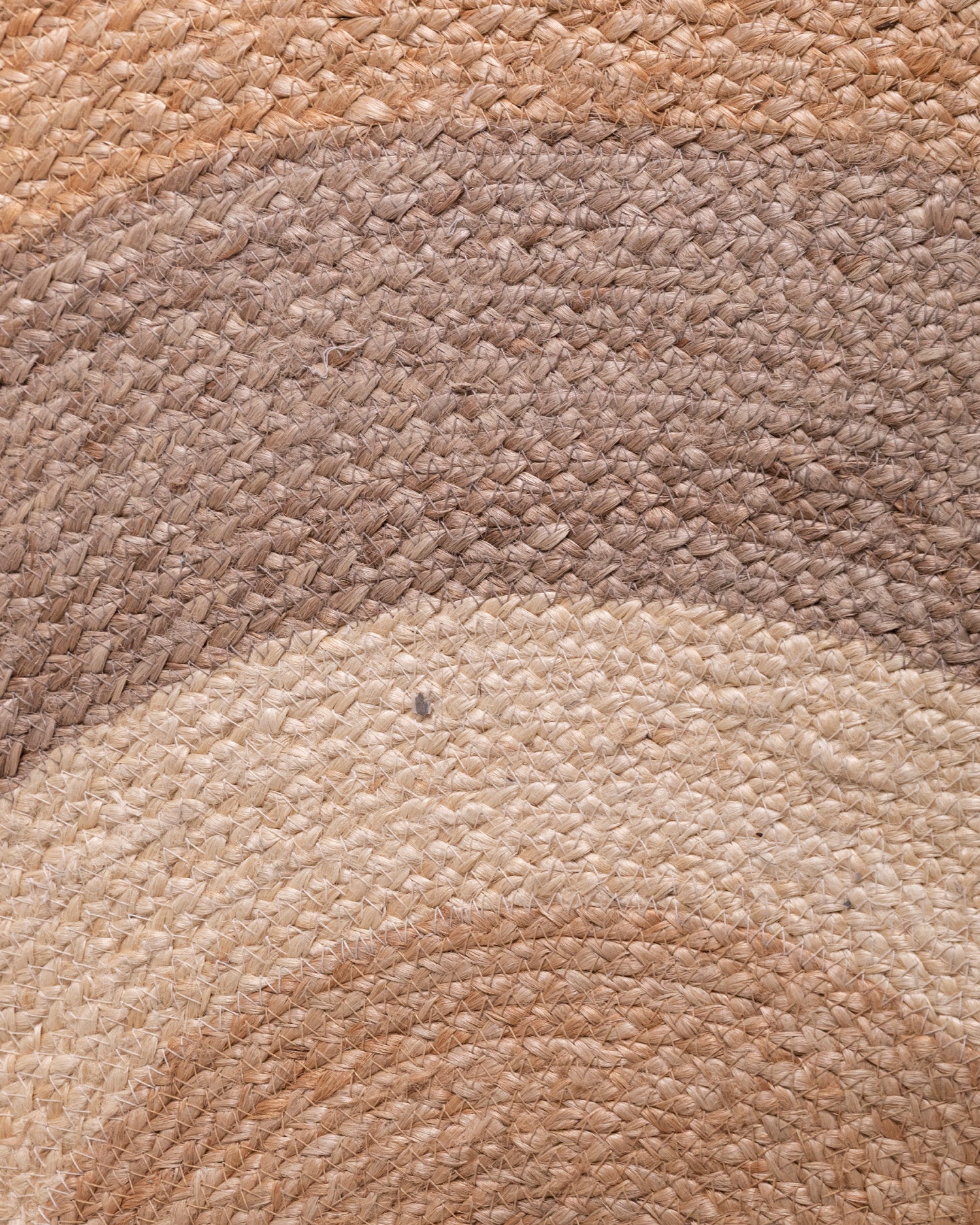 Alfombra Jute Redonda Beefwood Natural