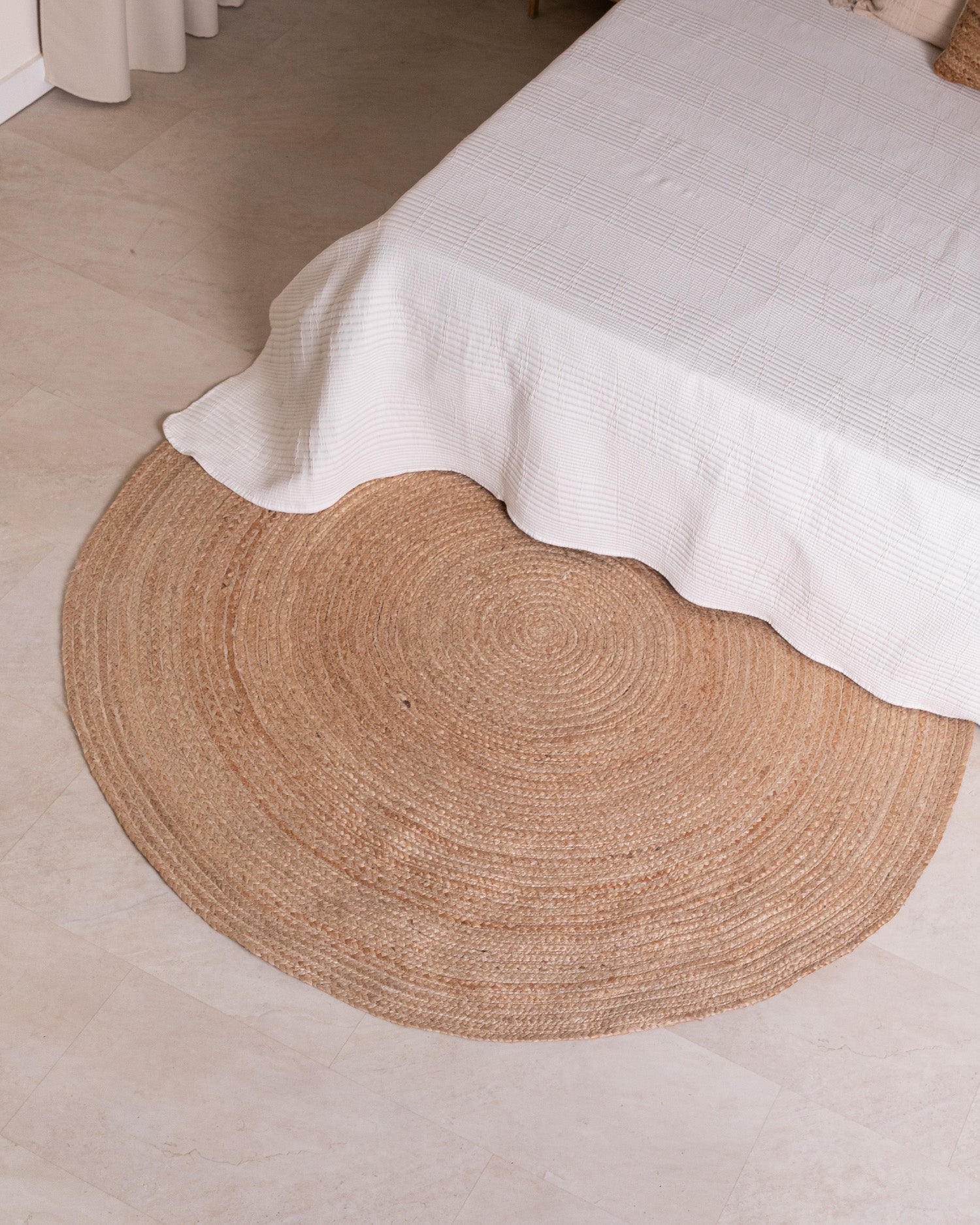 Alfombra Jute Redonda Beech Beige