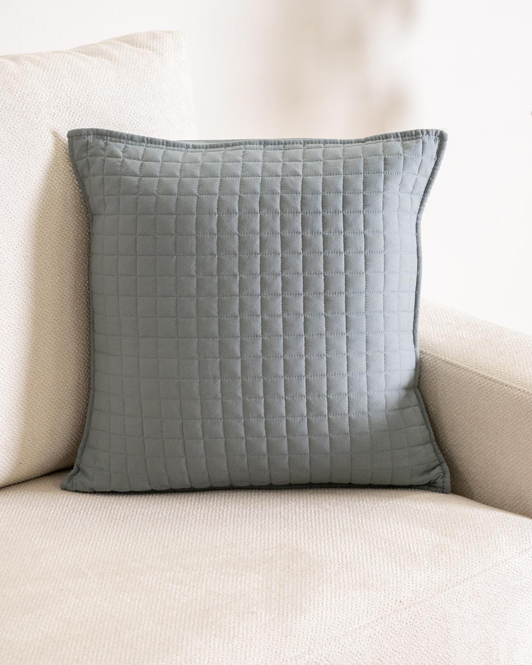 Cojín Cuadrito Liso Azul Keike