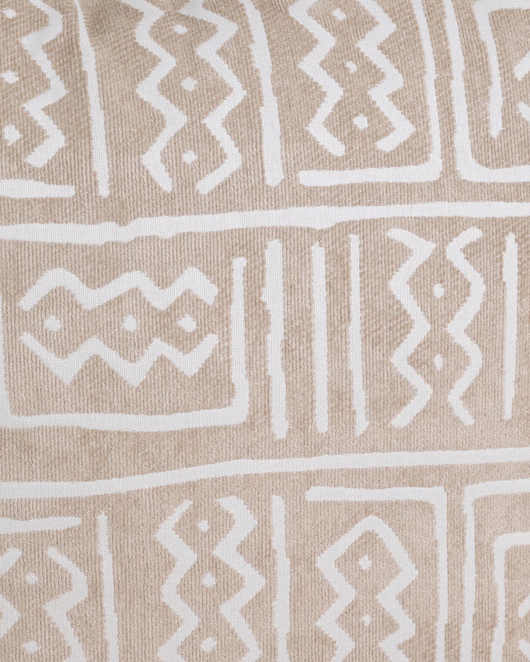 Cojín Jacquard Chenilla Vinuesa Topo