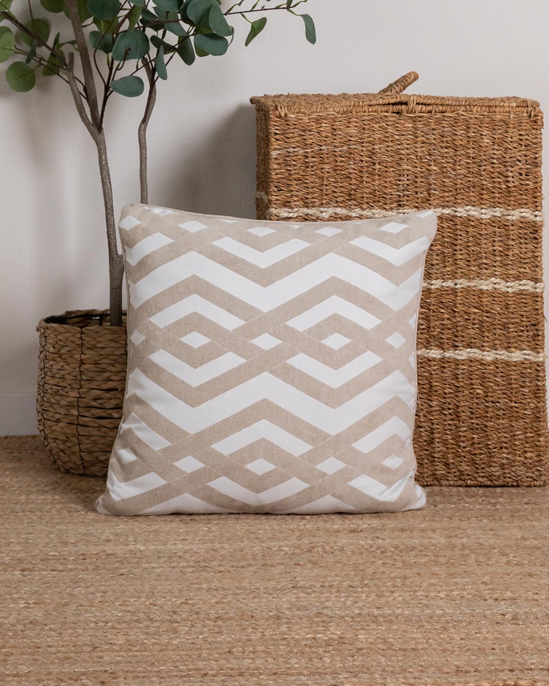 Almofada Nela Topo Chenille Jacquard