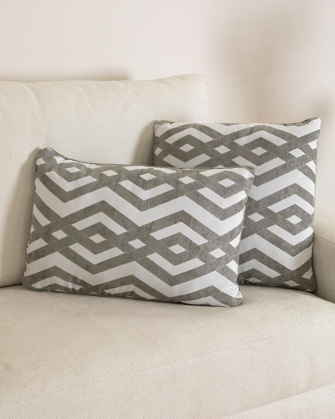 Almofada Nela Dry Green Chenille Jacquard
