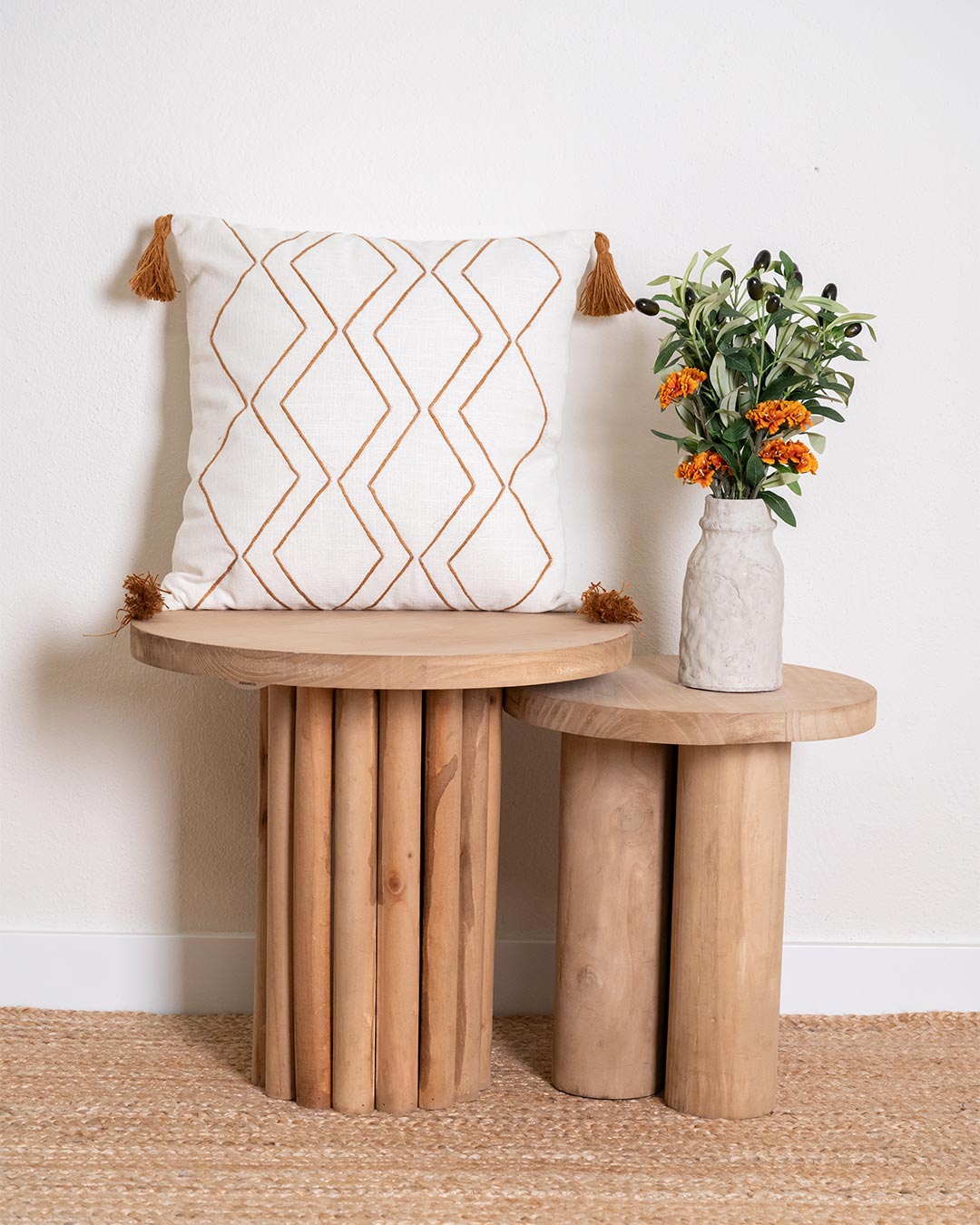 Almofada Zig Cotton Ocre