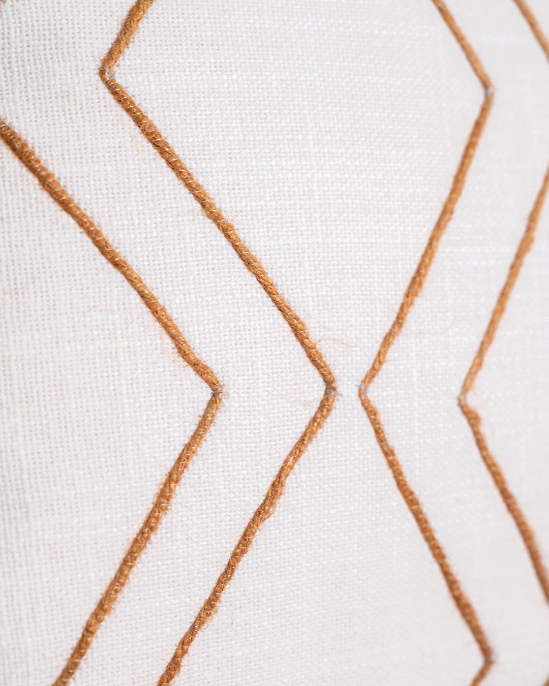 Almofada Zig Cotton Ocre
