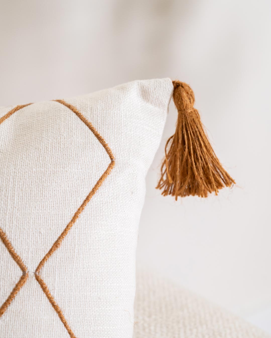Almofada Zig Cotton Ocre