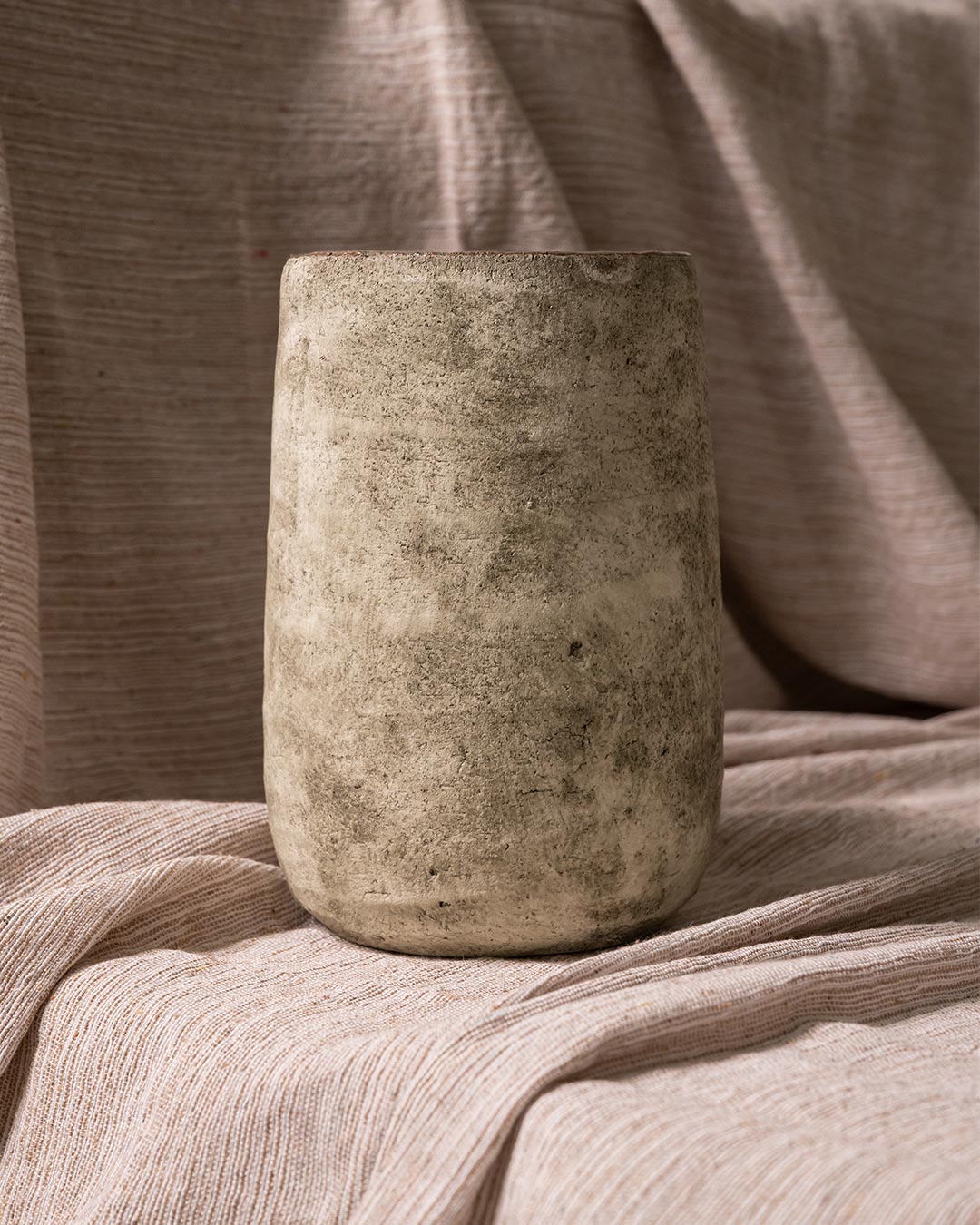 Jarrón Cerámica Vaso Envejecido