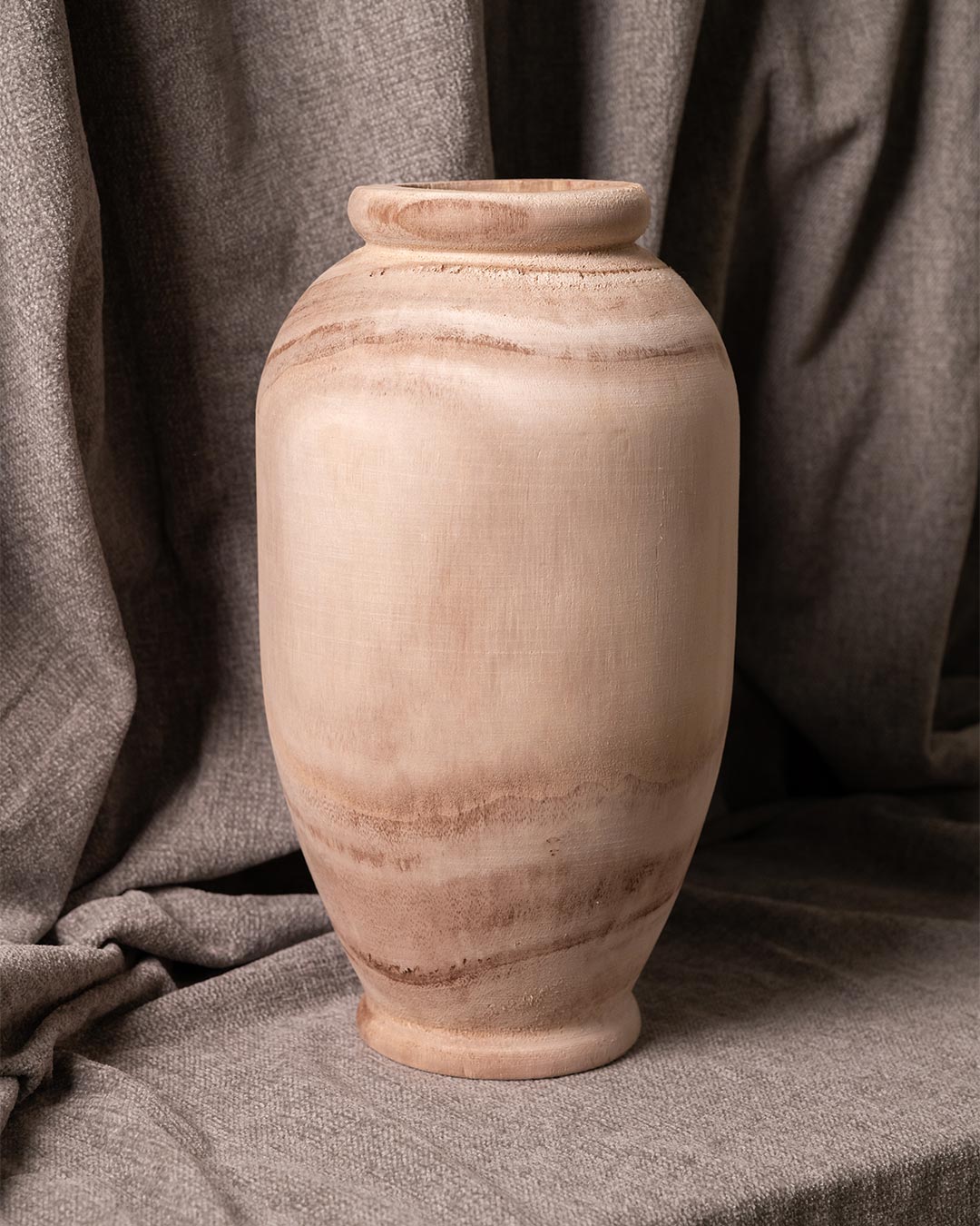 Vaso de Madeira 4177L Natural