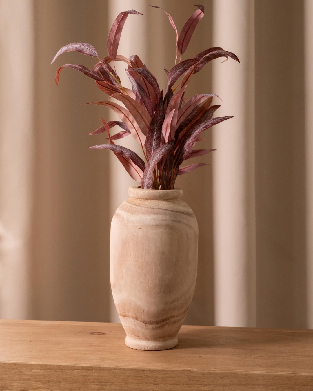Vaso de Madeira 4177L Natural