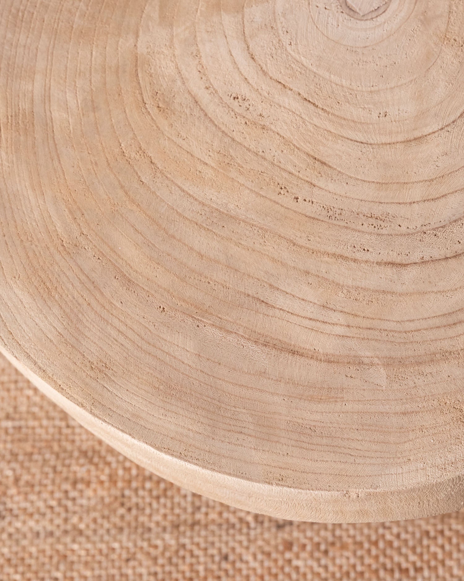 Mesa Tronco Natural Redonda Estilo Rústico Natural