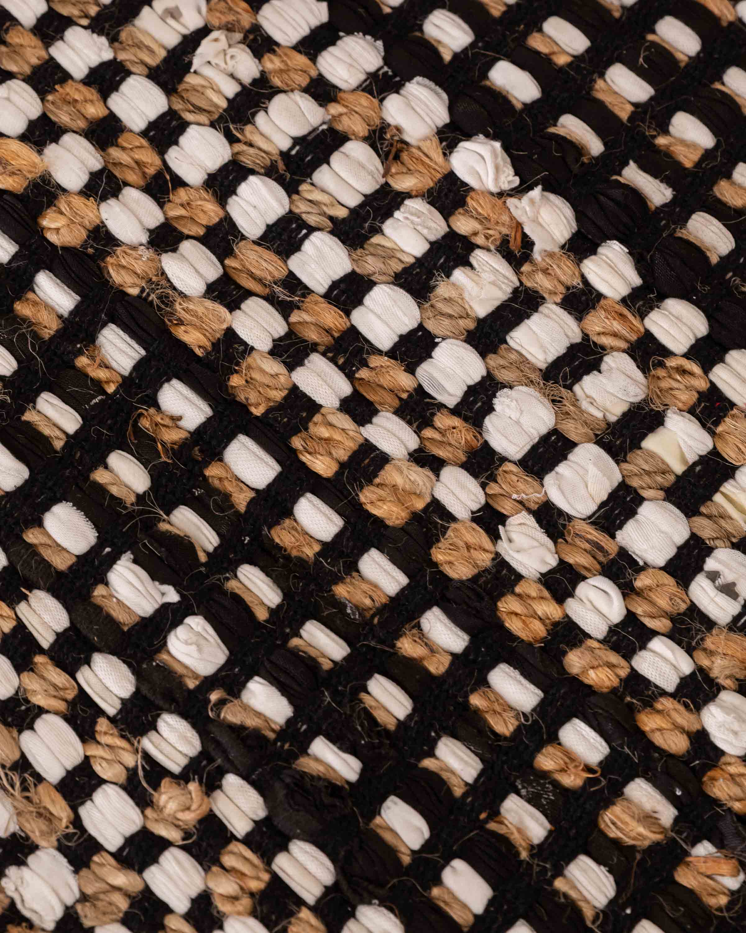 Alfombra Algodón Mirra Negro