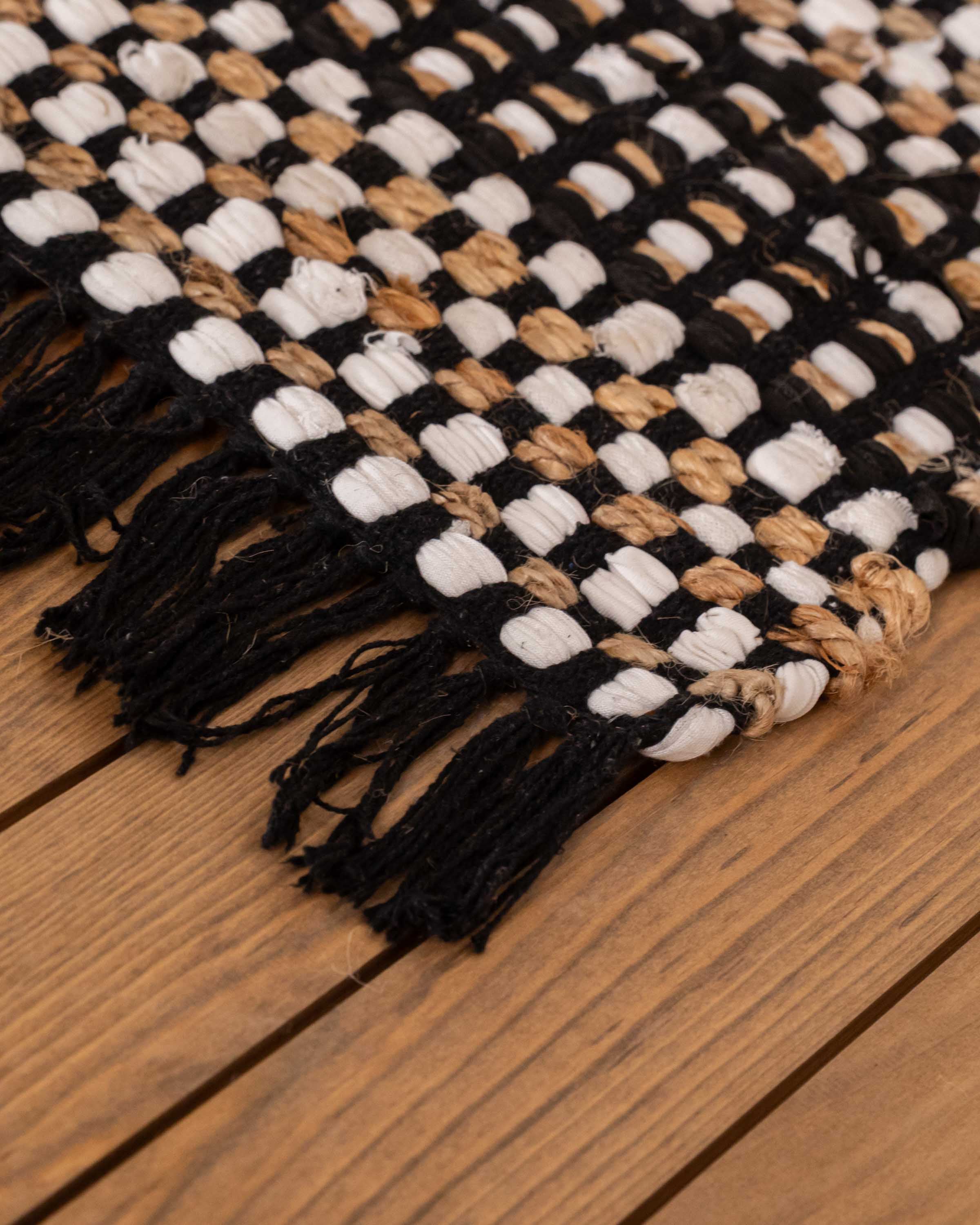 Alfombra Algodón Mirra Negro
