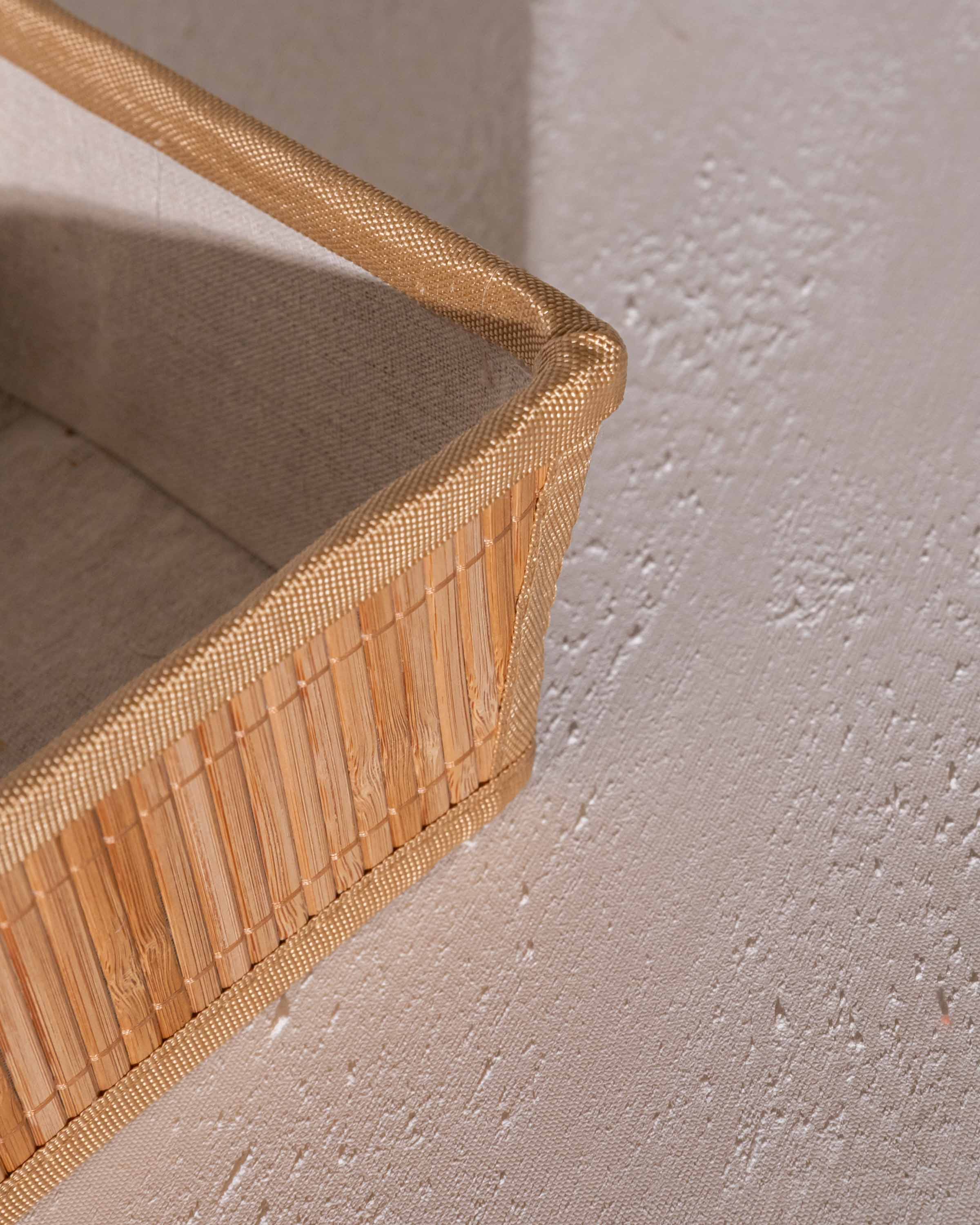 Cesta Bambú Arthur 20x20x10cm