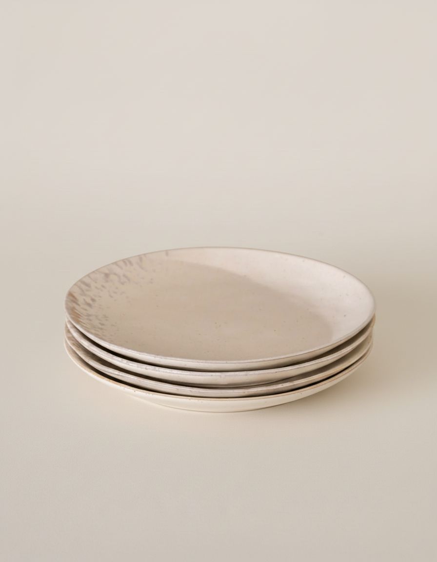 Plato Llano Clauvelia Envejecido | Pack de 6